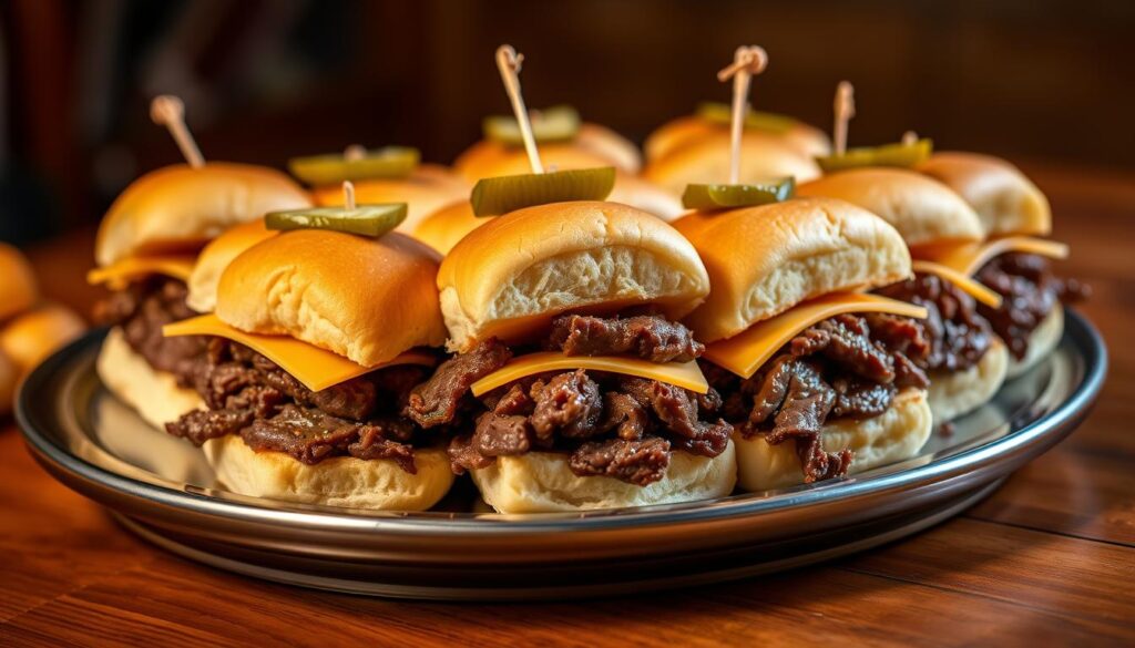 Roast Beef Sliders Party Appetizer Roast Beef Sliders Party Appetizer