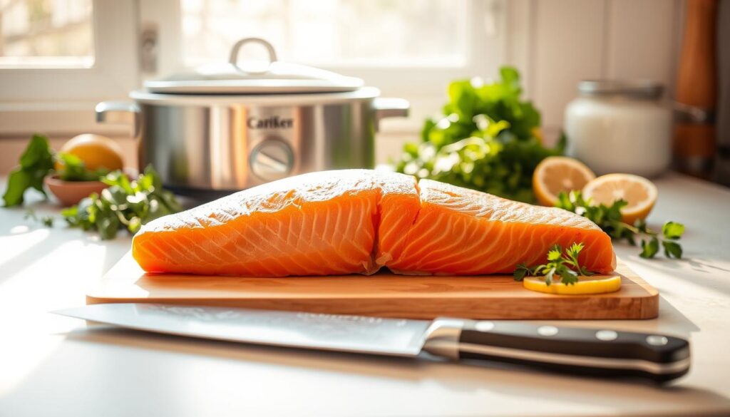 Slow Cooker Salmon Preparation Slow Cooker Salmon Preparation