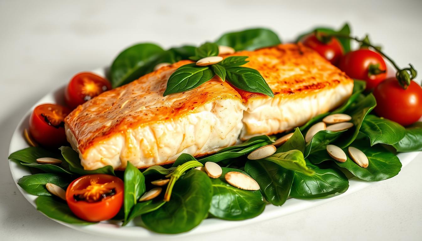 salmon spinach recipe
